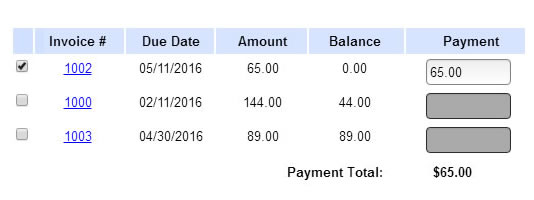 Payment Posting